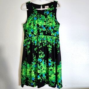 Beige by Eci Floral Sleeveless Mini Dress Size 12